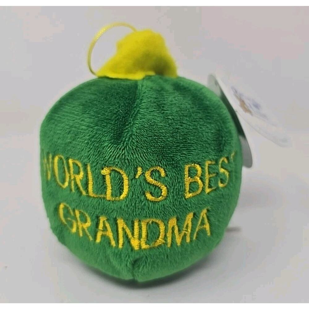 2012 Green Worlds Best Grandma By The Beverly Hills Teddy Bear Company NWT BB1